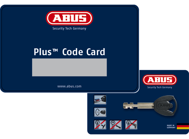 ABUS Elsykkellås Ionus 1190 120 cm, Nøkkel, Kjettinglås 