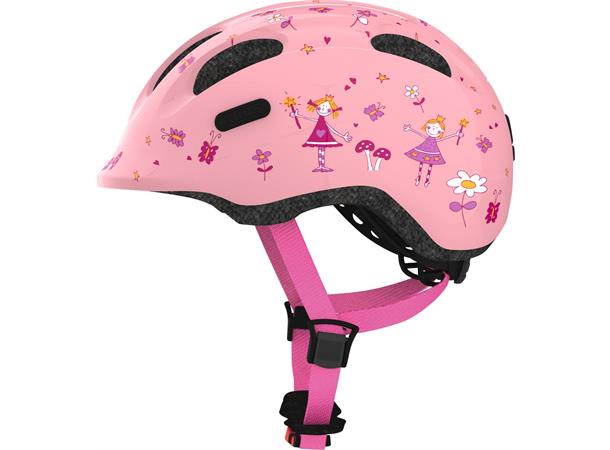 ABUS Sykkelhjelm Smily Princess ABUS str: Small (45 - 50 cm)