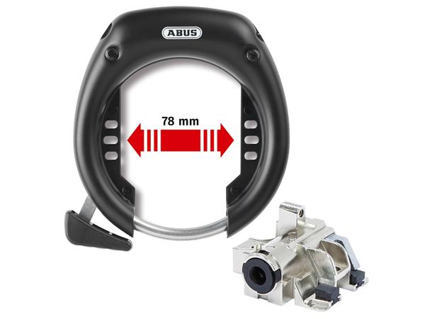 ABUS Sykkellås 5750L + Bosch Batterilås DT2 Plus sylinder + 5750L rammelås 
