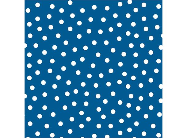Bikecap setetrekk blå polkadot 