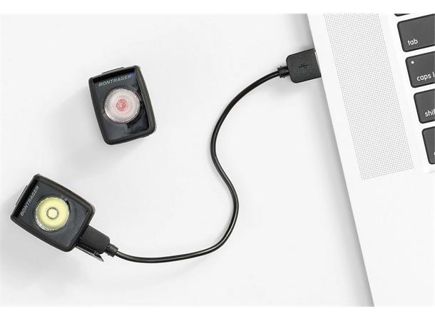 Bontrager Lykt Ion 200 RT + Flare RT Sykkellys sett, 200 lumen 