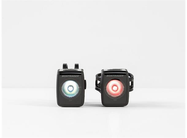Bontrager Lykt Ion 200 RT + Flare RT Sykkellys sett, 200 lumen 