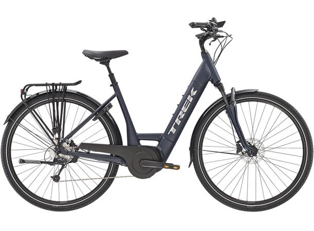 Trek Verve+ 4 Lowstep Elsykkel Matte Navy 