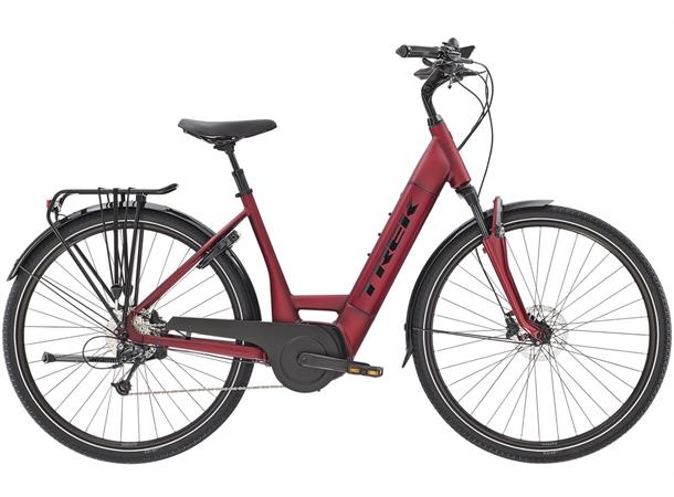 Trek Verve+ 4 Lowstep Elsykkel Matte Rage Red