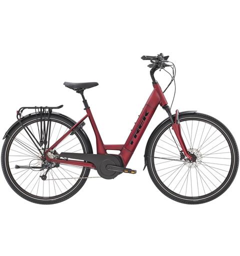 Trek Verve+ 4 Lowstep Elsykkel Matte Rage Red