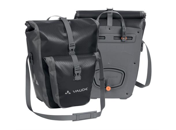 VAUDE Dobbel sykkelveske Aqua Back Plus 2 x 25,5 liter, Black 