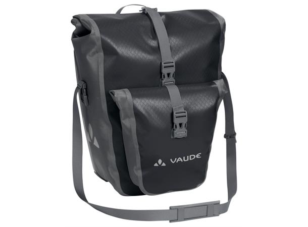 VAUDE Dobbel sykkelveske Aqua Back Plus 2 x 25,5 liter, Black