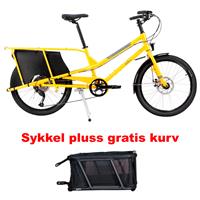 Yuba Kombi Transportsykkel Yellow Pakketilbud