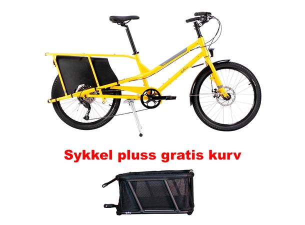 Yuba Kombi Transportsykkel Yellow Pakketilbud 