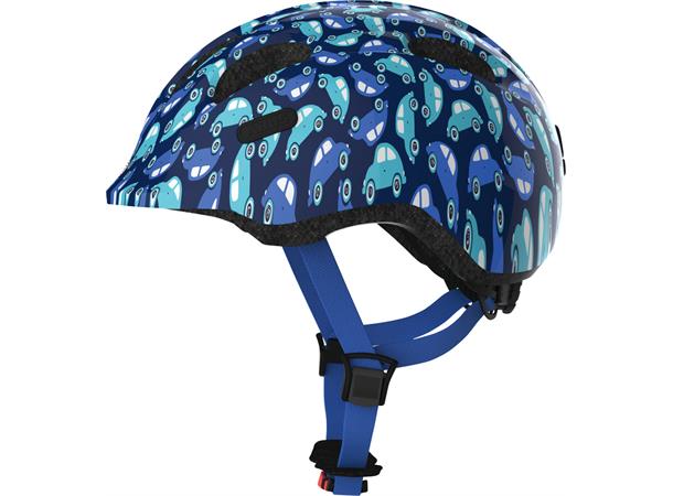 ABUS Sykkelhjelm Smily Blue Car ABUS str: Small (45 - 50 cm) 