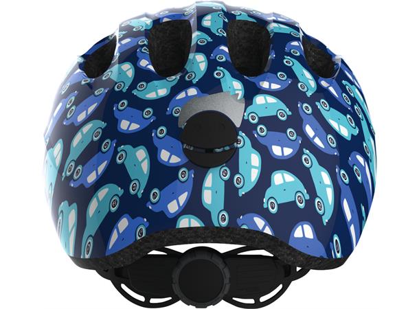 ABUS Sykkelhjelm Smily Blue Car ABUS str: Small (45 - 50 cm) 