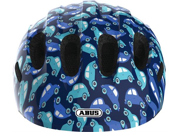 ABUS Sykkelhjelm Smily Blue Car ABUS str: Small (45 - 50 cm) 