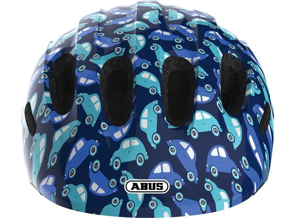 ABUS Sykkelhjelm Smily Blue Car ABUS str: Small (45 - 50 cm)