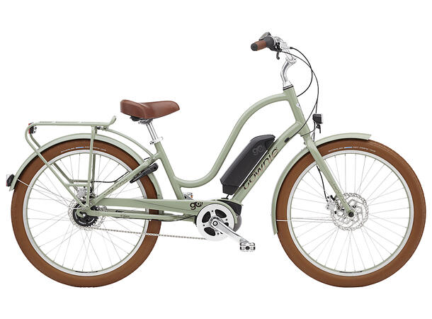 Electra Townie Go Elsykkel 5i, Bosch, ST, Green Tea