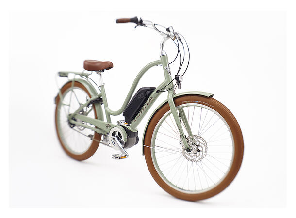 Electra Townie Go Elsykkel 5i, Bosch, ST, Green Tea