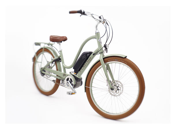 Electra Townie Go Elsykkel 5i, Bosch, ST, Green Tea 