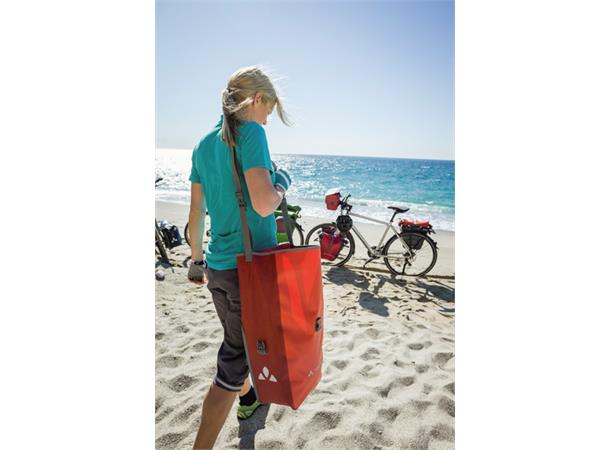VAUDE Dobbel sykkelveske Aqua Back 2 x 24 liter, Bright green yellow 