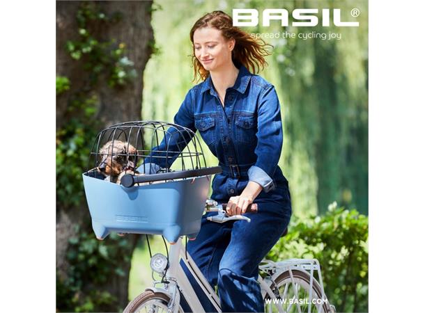 Basil Hundekurv Buddy til styret Kurv + gitter + pute + feste 