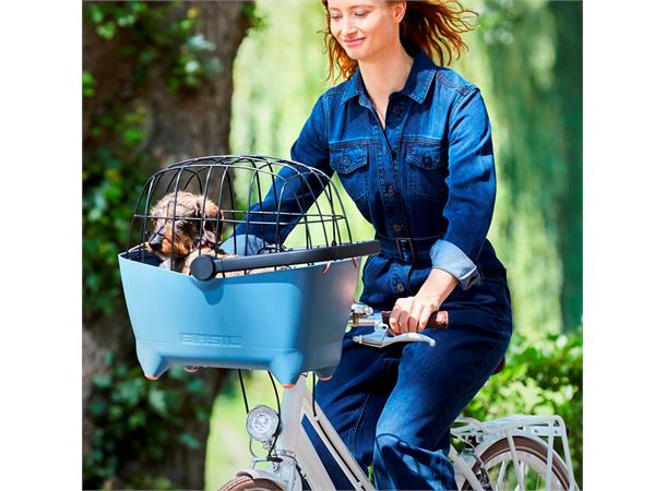 Basil Hundekurv Buddy til styret Kurv + gitter + pute + feste 