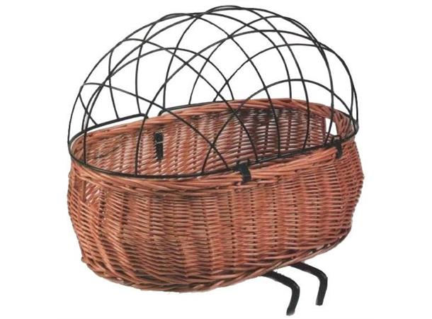 Basil Hundekurv Pluto 50 cm Sett Kurv + gitter + pute + feste 