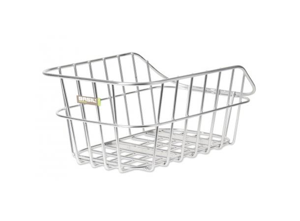 Basil Sykkelkurv Cento Alu Silver 