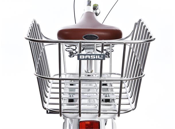 Basil Sykkelkurv Cento Alu Silver 