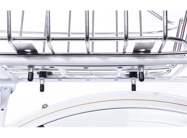 Basil Sykkelkurv Cento Alu Silver 