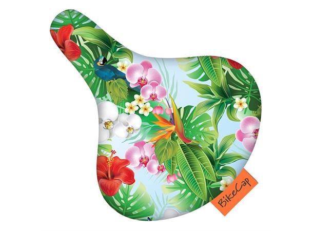BikeCap setetrekk Tropiske blomster 