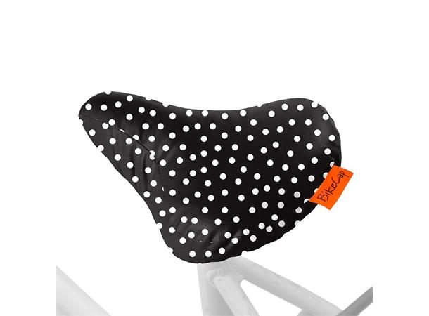 Bikecap setetrekk svart polkadot 