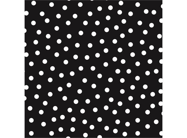 Bikecap setetrekk svart polkadot 