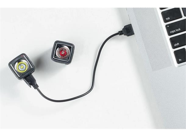 Bontrager Lykt Ion 100 R + Flare R City Sykkellys sett, 100 lumen 