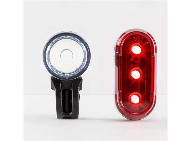 Bontrager Lykt Ion 120 + Flare 1 Sykkellys sett, 120 lumen 
