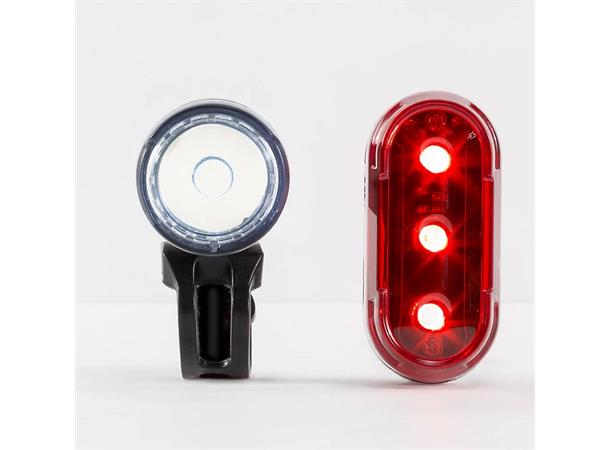 Bontrager Lykt Ion 120 + Flare 1 Sykkellys sett, 120 lumen