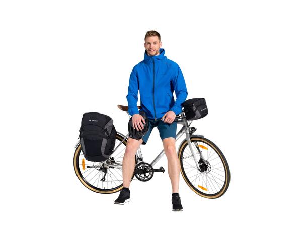 VAUDE Dobbel Sykkelveske OnTour Back 2 x 23 liter, Black/Carmine 