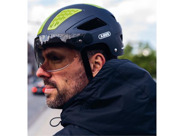 ABUS Sykkelhjelm Hyban ACE Visir Black 