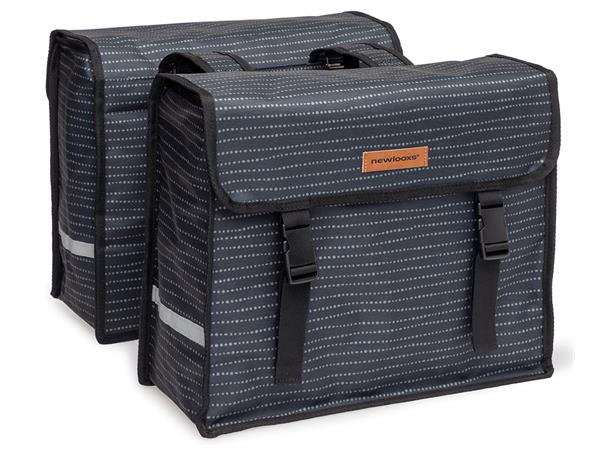 New Looxs Dobbel Sykkelveske Fiori 2 x 15 liter, Nomi Black 