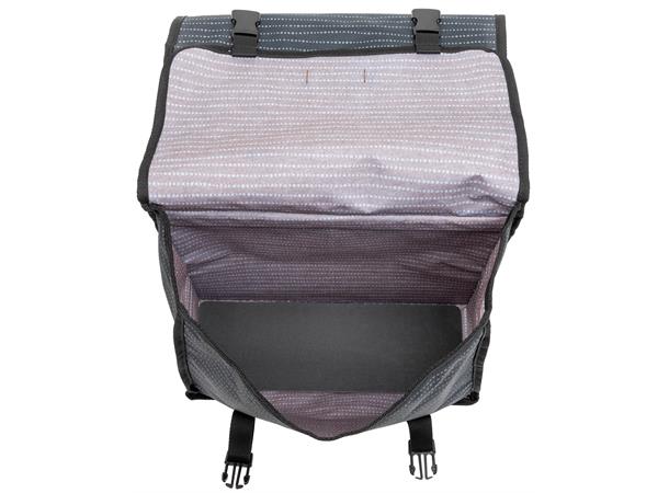 New Looxs Dobbel Sykkelveske Fiori 2 x 15 liter, Nomi Black 