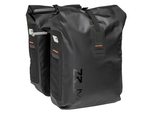 New Looxs Dobbel Sykkelveske MIK Varo 2 x 20 liter, Black 