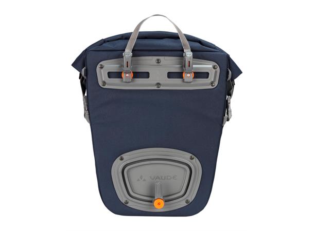 VAUDE Sykkelveske Road Master Roll-It 2 x 18+4 liter, Waxed, Marine 