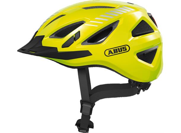 ABUS Sykkelhjelm Urban-I Signal Yellow ABUS str: Large (56 - 61 cm)