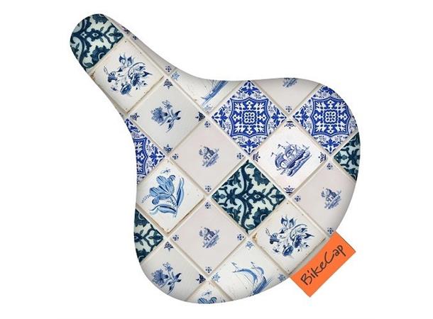 Bikecap setetrekk Delft Blue Tiles 