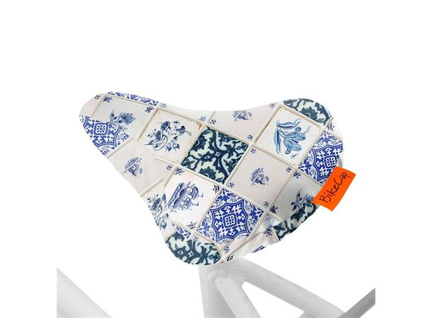 Bikecap setetrekk Delft Blue Tiles 
