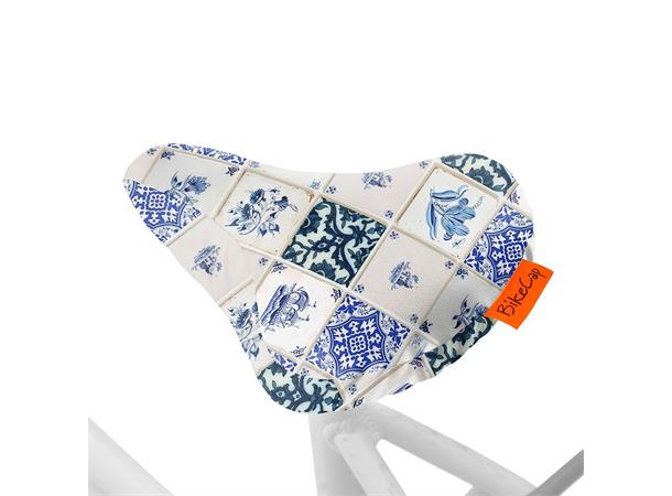 Bikecap setetrekk Delft Blue Tiles