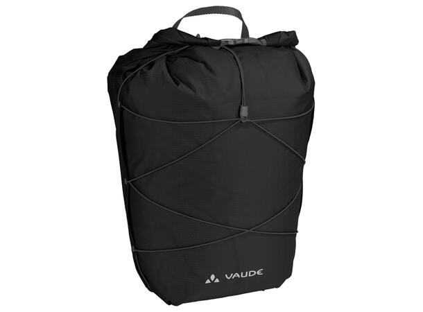 VAUDE Dobbel sykkelveske Aqua Back Light 2 x 19 liter, Black 
