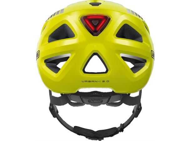 ABUS Sykkelhjelm Urban-I Signal Yellow ABUS str: Medium (52 - 58 cm)