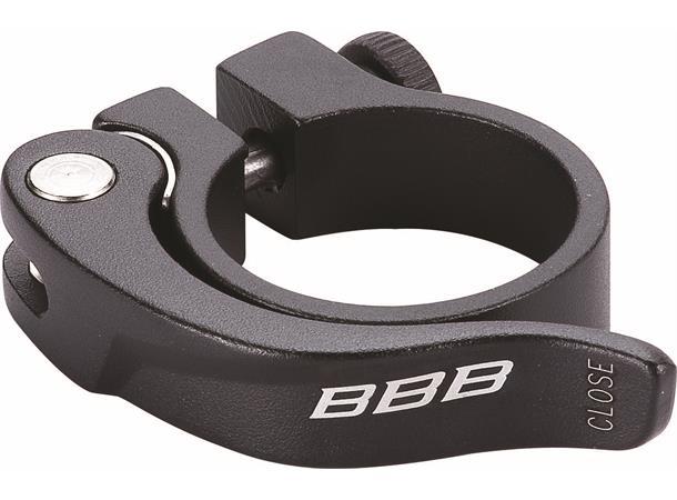 BBB Setepinneklemme SmoothLever BSP-87 28,6 mm, Hendel, Sort, Aluminium 