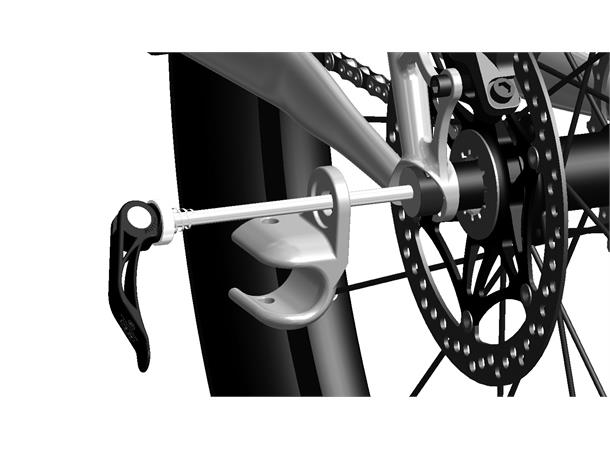 Thule Sykkeldrag Adapter ezHitch Quick Release Axle Mount 
