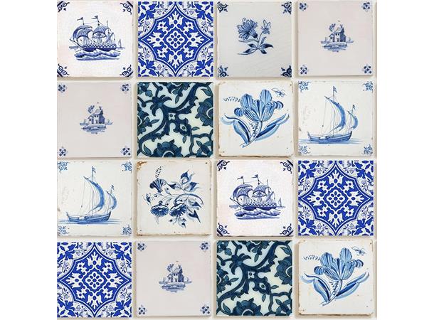 Bikecap håndvarmere Delft Blue Tiles Styrevotter 