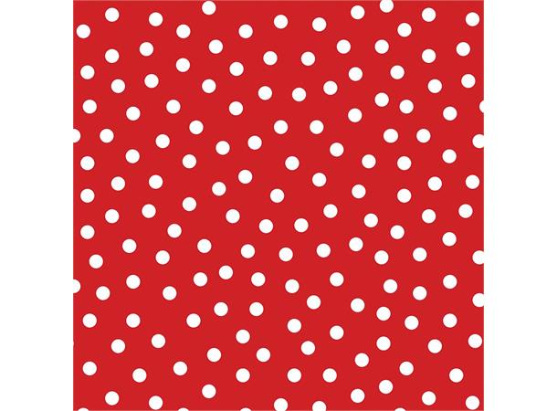 Bikecap setetrekk rød polkadot 