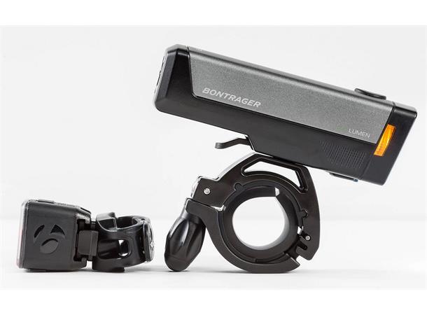 Bontrager Lykt Ion Elite R + Flare R Sykkellys sett, 1000 lumen 